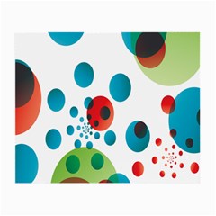 Polka Dot Circle Red Blue Green Small Glasses Cloth by Mariart