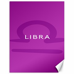 Zodizc Libra Purple Canvas 18  X 24   by Mariart