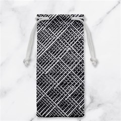 Pattern Metal Pipes Grid Jewelry Bag by Nexatart