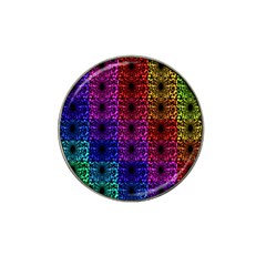 Rainbow Grid Form Abstract Hat Clip Ball Marker (10 Pack) by Nexatart