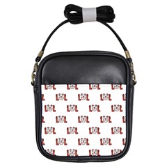 Lol Emoji Graphic Pattern Girls Sling Bags by dflcprints