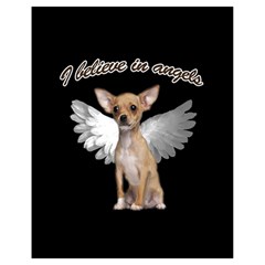 Angel Chihuahua Drawstring Bag (small) by Valentinaart