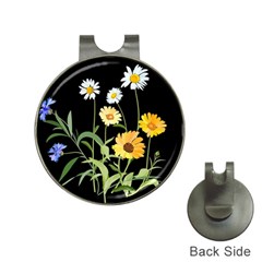 Flowers Of The Field Hat Clips With Golf Markers by Nexatart