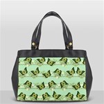 Green Butterflies Office Handbags (2 Sides)  Front