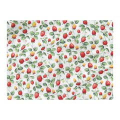 Strawberry Pattern Double Sided Flano Blanket (mini)  by Valentinaart