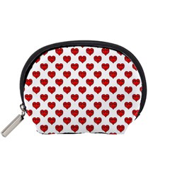 Emoji Heart Character Drawing  Accessory Pouches (small)  by dflcprints