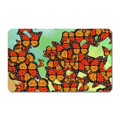 Monarch Butterflies Magnet (rectangular) by linceazul