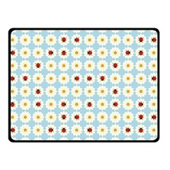 Ladybugs Pattern Double Sided Fleece Blanket (small)  by linceazul