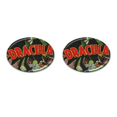 Dracula Cufflinks (oval) by Valentinaart