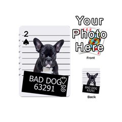 Bad Dog Playing Cards 54 (mini)  by Valentinaart