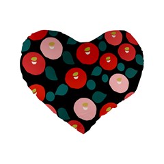 Candy Sugar Red Pink Blue Black Circle Standard 16  Premium Heart Shape Cushions by Mariart