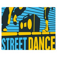 Street Dance R&b Music Double Sided Flano Blanket (medium)  by Mariart