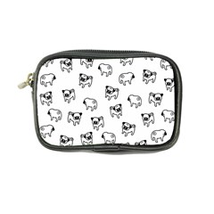 Pug Dog Pattern Coin Purse by Valentinaart