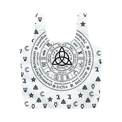 Witchcraft Symbols  Full Print Recycle Bags (m)  by Valentinaart