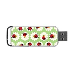 Ladybugs Pattern Portable Usb Flash (one Side) by linceazul