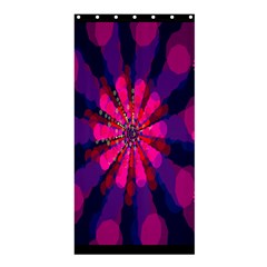 Flower Red Pink Purple Star Sunflower Shower Curtain 36  X 72  (stall)  by Mariart