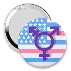 Transgender Flag 3  Handbag Mirrors by Valentinaart