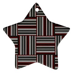 Pattern Star Ornament (two Sides) by Valentinaart