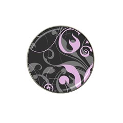 Floral Pattern Hat Clip Ball Marker (4 Pack) by Valentinaart