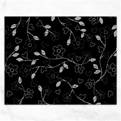 Floral Pattern Rectangular Jigsaw Puzzl by Valentinaart