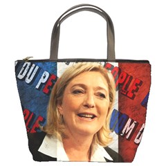 Marine Le Pen Bucket Bags by Valentinaart