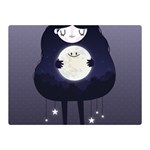 Moon Double Sided Flano Blanket (Mini)  35 x27  Blanket Back