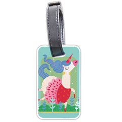 Unicorn Luggage Tags (one Side)  by Mjdaluz