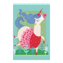 Unicorn Shower Curtain 48  X 72  (small)  by Mjdaluz