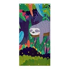 Sloth In Nature Shower Curtain 36  X 72  (stall)  by Mjdaluz