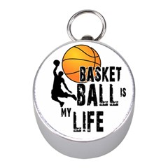 Basketball Is My Life Mini Silver Compasses by Valentinaart