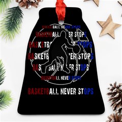 Basketball Never Stops Ornament (bell) by Valentinaart