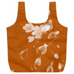 Autumn Crocus Orange Full Print Recycle Bags (l)  by DeneWestUK