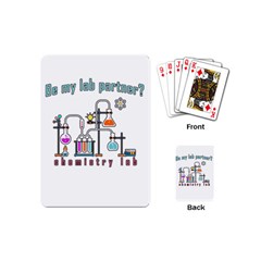 Chemistry Lab Playing Cards (mini)  by Valentinaart