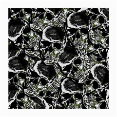 Skulls Pattern Medium Glasses Cloth (2-side) by ValentinaDesign