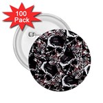 Skulls pattern 2.25  Buttons (100 pack)  Front