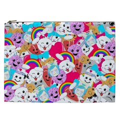 Cute Cartoon Pattern Cosmetic Bag (xxl)  by Nexatart