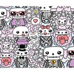 Kawaii Graffiti And Cute Doodles Deluxe Canvas 14  x 11  14  x 11  x 1.5  Stretched Canvas