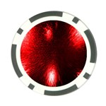 Box Lights Red Plaid Poker Chip Card Guard (10 pack) Back