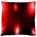 Box Lights Red Plaid Large Cushion Case (Two Sides) Back