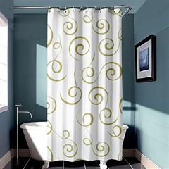 Pattern Shower Curtain 36  X 72  (stall)  by ValentinaDesign