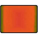 Scarlet Pimpernel Writing Orange Green Fleece Blanket (Large)  80 x60  Blanket Front