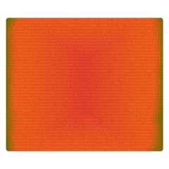 Scarlet Pimpernel Writing Orange Green Double Sided Flano Blanket (small)  by Mariart