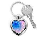 Horoscope Compatibility Love Romance Star Signs Zodiac Key Chains (Heart)  Front