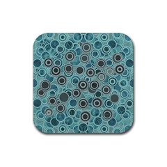 Abstract Aquatic Dream Rubber Coaster (square)  by Ivana