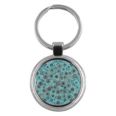 Abstract Aquatic Dream Key Chains (round)  by Ivana