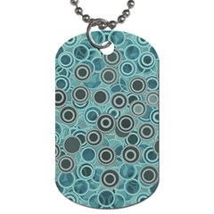 Abstract Aquatic Dream Dog Tag (two Sides) by Ivana