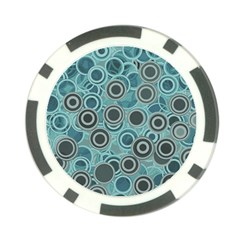 Abstract Aquatic Dream Poker Chip Card Guard (10 Pack) by Ivana