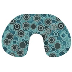 Abstract Aquatic Dream Travel Neck Pillows by Ivana