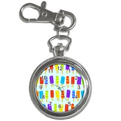 Popsicle Pattern Key Chain Watches by Nexatart