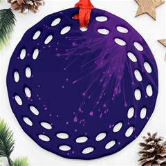 Big Bang Ornament (round Filigree) by ValentinaDesign